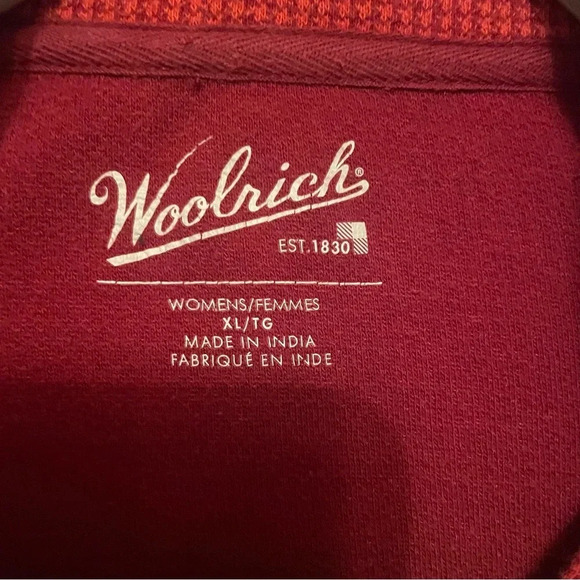 Woolrich mens 4 zip top shades of orange size XL - Picture 6 of 8